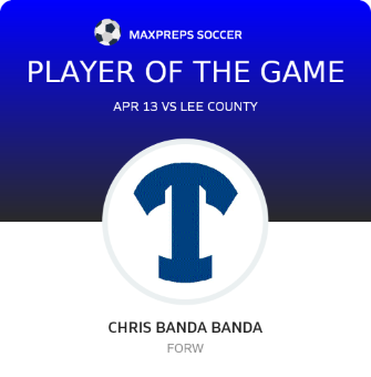 #11 Chris Banda Banda Player of the Game badge