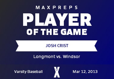 #11 Josh Crist Player of the Game badge