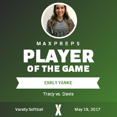 #22 Emily Yanke Player of the Game badge