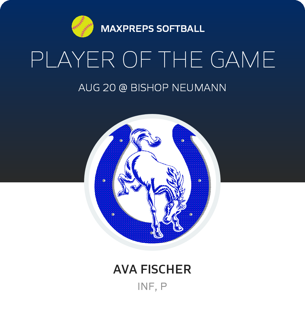 #17 Ava Fischer Player of the Game badge