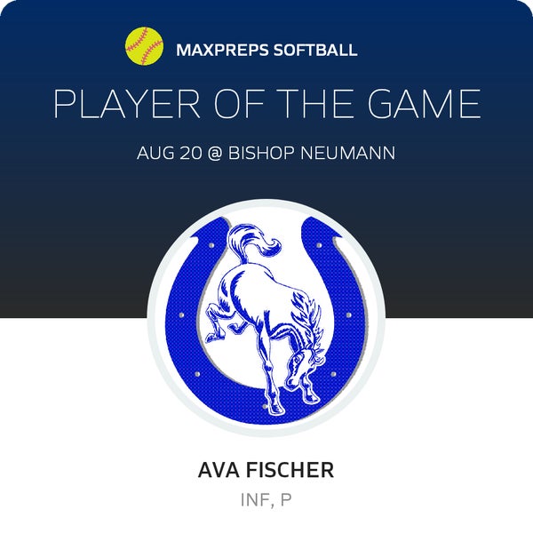 #17 Ava Fischer Player of the Game badge