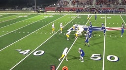 S & S Consolidated football highlights Prairiland High School