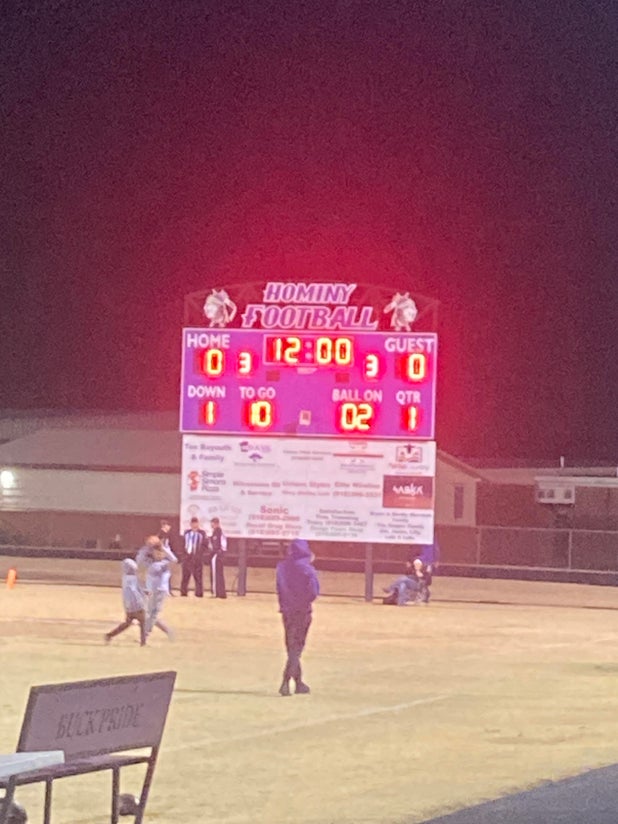 Allen vs Hominy Football 11/10/2023