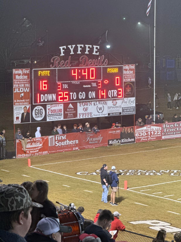 Pisgah vs Fyffe Football 12/1/2023