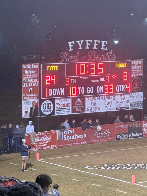 Pisgah vs Fyffe Football 12/1/2023