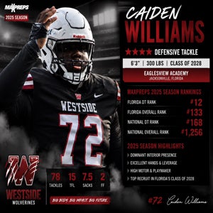 Caiden Williams mugshot