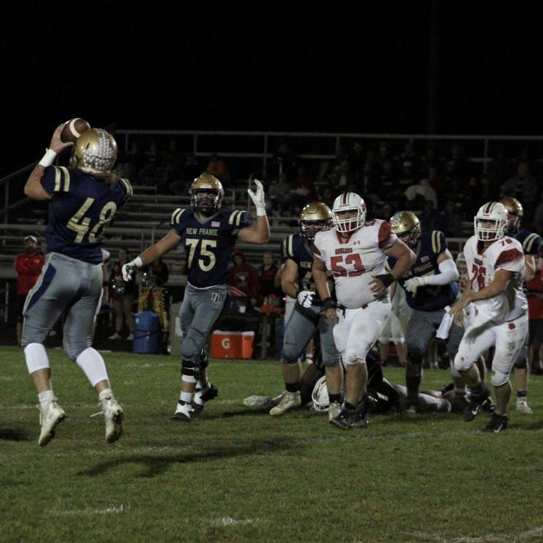Nolan Freeman's New Prairie High School Career Home