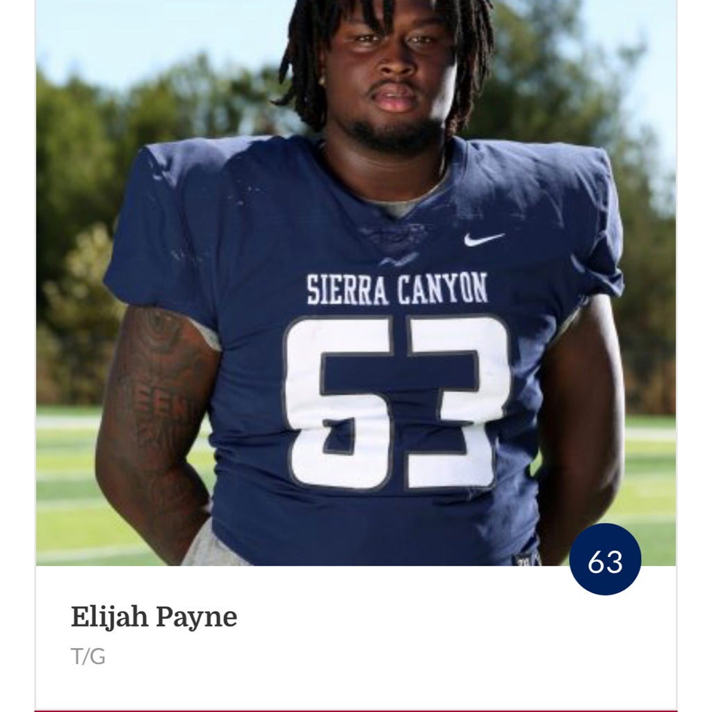 Sierra Canyon Football Roster (202223)