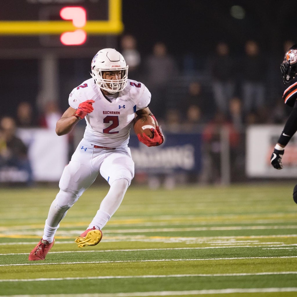 Kendall Milton's Buchanan High School Football Stats