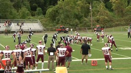 Albertus Magnus football highlights Woodlands High School