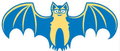 Bats mascot photo.