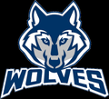 Wolves mascot photo.