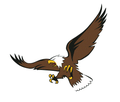Collegedale Eagle mascot photo.