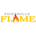 Flame mascot photo.