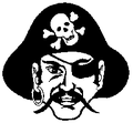 Pirates mascot photo.