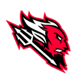 Red Devils mascot photo.