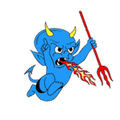 Blue Devils mascot photo.
