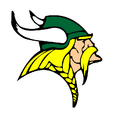 Vikings mascot photo.