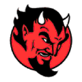 Red Devils mascot photo.