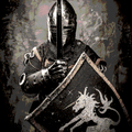 Knights mascot photo.