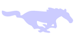 Mustangs mascot photo.
