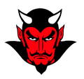Red Devils mascot photo.