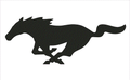 Mustangs mascot photo.