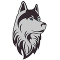 Huskies mascot photo.