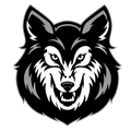 Wolves mascot photo.