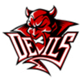 Red Devils mascot photo.