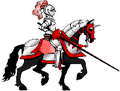 Knights mascot photo.