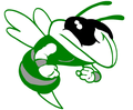 Green Hornets mascot photo.