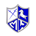 Blue Knights mascot photo.