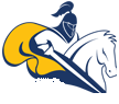 Blue Knights mascot photo.