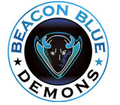 Blue Demons mascot photo.