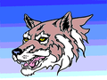Lobos mascot photo.