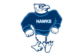 Hawks mascot photo.
