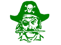 Pirates mascot photo.