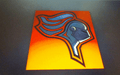 Red Knights mascot photo.