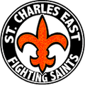 Fighting Saints mascot photo.