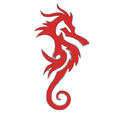 Seahorses mascot photo.