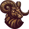 Bighorns mascot photo.