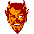 Red Devils mascot photo.