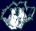 King Polar Bear mascot photo.