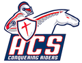 Conquering Riders mascot photo.
