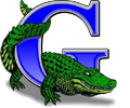 Gators mascot photo.