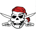 Pirates mascot photo.