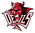 Red Devils mascot photo.