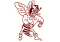 Hornets mascot photo.