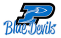 Blue Devils mascot photo.